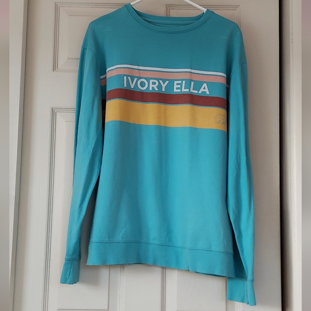 Ivory Ella Color-Block Sweatshirt
